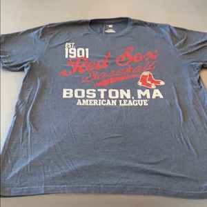 Blue Boston Red Sox Shirt MLB Brand Size XL